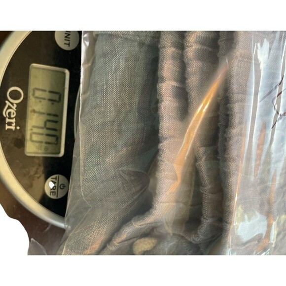 Athleta‎ Cabo Linen Jogger Pants Tapered Pull On Chambray Blue Women Size 14 - Picture 13 of 13